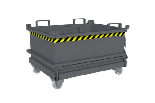 Bauer Mini-Klappbodenbehälter MSB 250 in RAL7005 Mausgrau
