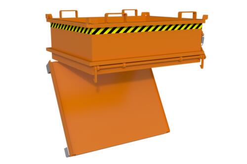 Bauer Mini-Klappbodenbehälter MSB 400 in RAL2000 Gelborange