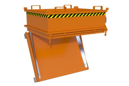 Bauer Mini-Klappbodenbehälter MSB 400 in RAL2000 Gelborange