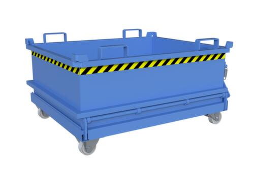 Bauer Mini-Klappbodenbehälter MSB 400 in RAL5012 Lichtblau