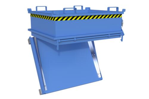 Bauer Mini-Klappbodenbehälter MSB 400 in RAL5012 Lichtblau