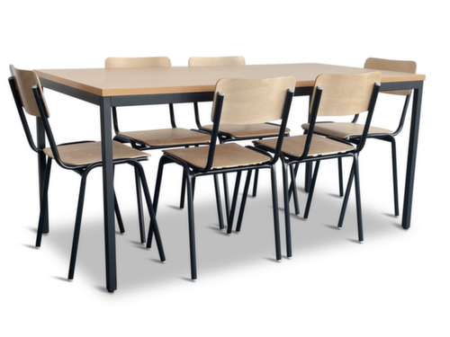 Kantinenset, Dekor natur/Buche