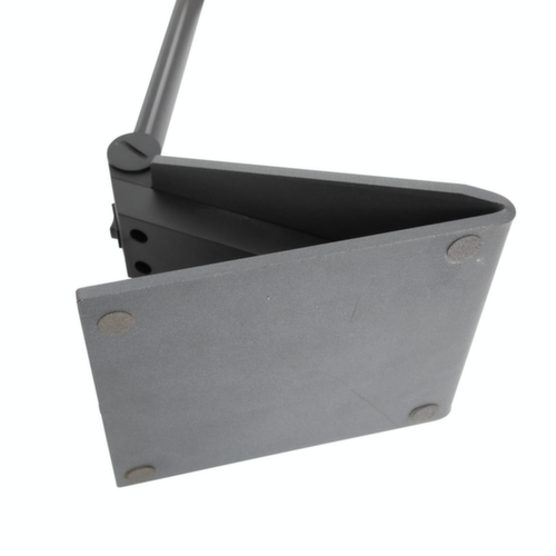 MAUL Dimmbare LED-Tischleuchte MAULsolaris, Licht neutralweiß, silber