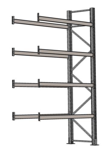 SCHULTE Palettenregal für 15 Paletten, 2825 mm breit, 5 Lagerebenen