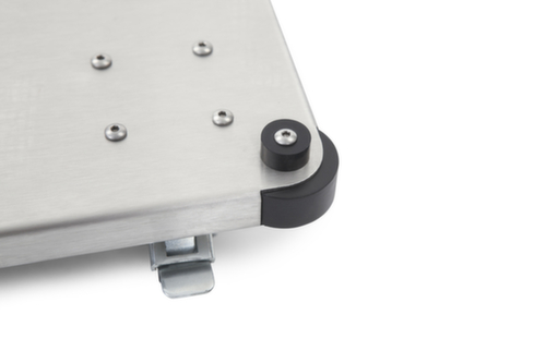 Rollwagen Carro für 2 Wertstoffsammler, für 110 l Behälter, Edelstahl