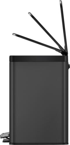 Tretabfallsammler EKO mit fingerabdruckfester Beschichtung, Inhalt 2 x 15 l