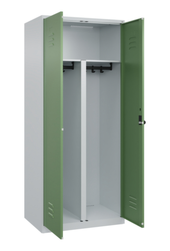 C+P PSA-Spind Classic Plus für Schwarz-Weiß-Trennung, Abteilbreite 400 mm