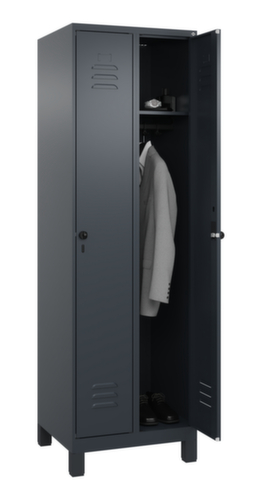 C+P Spind Classic Plus mit 2 Abteilen, Abteilbreite 300 mm