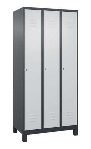 C+P Spind Classic Plus mit 3 Abteilen, Abteilbreite 300 mm