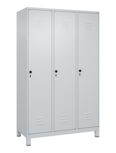 C+P Spind Classic Plus mit 3 Abteilen, Abteilbreite 400 mm