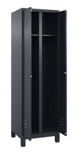 C+P Spind Classic Plus für Schwarz-Weiß-Trennung, Abteilbreite 300 mm