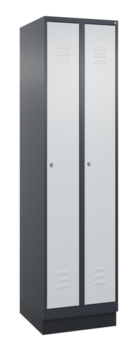 C+P Spind Classic Plus mit 2 Abteilen, Abteilbreite 250 mm