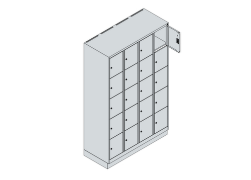 C+P Schließfachschrank Classic Plus, 20 Fächer