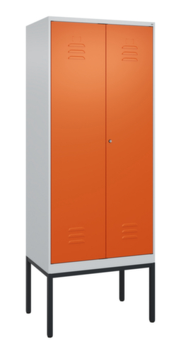 C+P PSA-Spind Classic Plus für Schwarz-Weiß-Trennung, Abteilbreite 400 mm