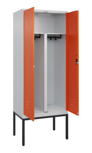 C+P PSA-Spind Classic Plus für Schwarz-Weiß-Trennung, Abteilbreite 400 mm