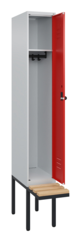 C+P Spind Classic Plus mit Sitzbank, Abteilbreite 300 mm