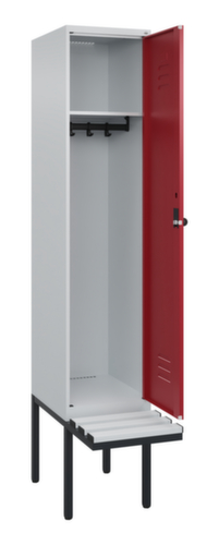 C+P Spind Classic Plus mit Sitzbank, Abteilbreite 400 mm