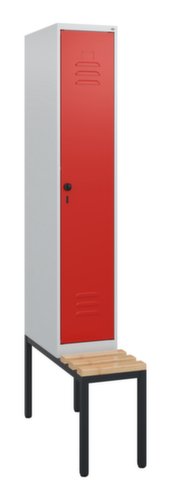 C+P Spind Classic Plus mit Sitzbank, Abteilbreite 300 mm