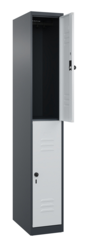 C+P Doppelstöckiger Spind Classic Plus, Abteilbreite 300 mm