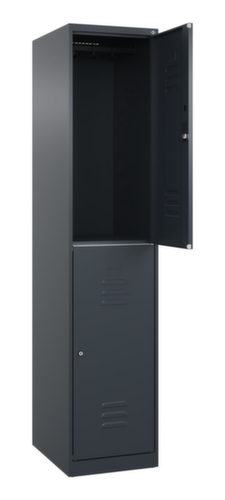 C+P Doppelstöckiger Spind Classic Plus, Abteilbreite 400 mm