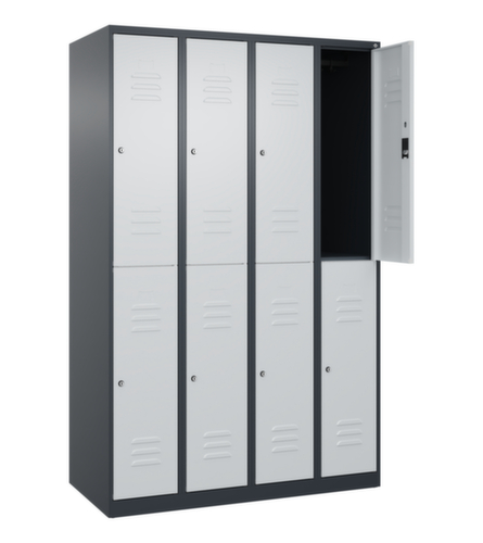 C+P Doppelstöckiger Spind Classic Plus, Abteilbreite 300 mm