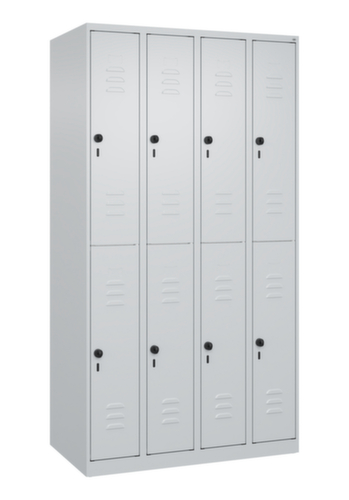 C+P Doppelstöckiger Spind Classic Plus, Abteilbreite 250 mm