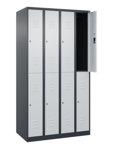 C+P Doppelstöckiger Spind Classic Plus, Abteilbreite 250 mm