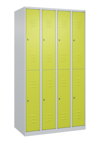 C+P Doppelstöckiger Spind Classic Plus, Abteilbreite 250 mm