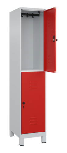 C+P Doppelstöckiger Spind Classic Plus, Abteilbreite 400 mm