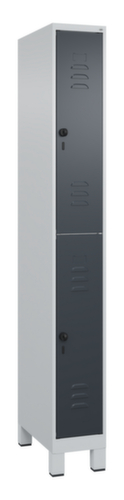 C+P Doppelstöckiger Spind Classic Plus, Abteilbreite 250 mm