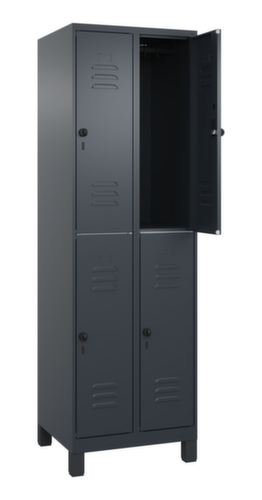 C+P Doppelstöckiger Spind Classic Plus, Abteilbreite 300 mm