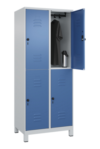 C+P Doppelstöckiger Spind Classic Plus, Abteilbreite 400 mm