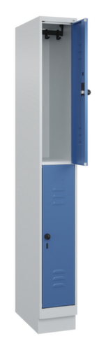 C+P Doppelstöckiger Spind Classic Plus, Abteilbreite 250 mm