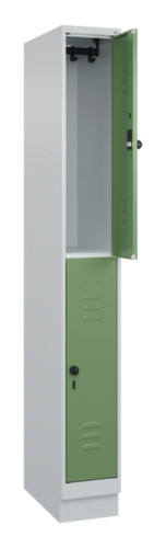 C+P Doppelstöckiger Spind Classic Plus, Abteilbreite 250 mm