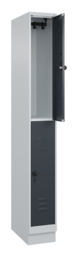 C+P Doppelstöckiger Spind Classic Plus, Abteilbreite 250 mm