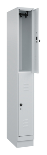 C+P Doppelstöckiger Spind Classic Plus, Abteilbreite 250 mm