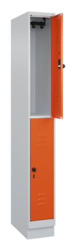 C+P Doppelstöckiger Spind Classic Plus, Abteilbreite 250 mm