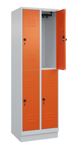 C+P Doppelstöckiger Spind Classic Plus, Abteilbreite 300 mm