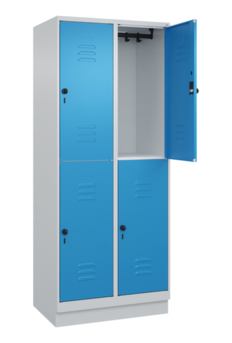 C+P Doppelstöckiger Spind Classic Plus, Abteilbreite 400 mm