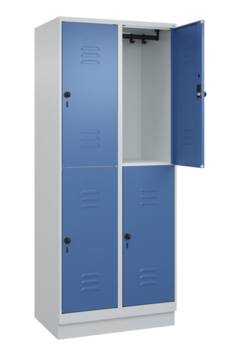 C+P Doppelstöckiger Spind Classic Plus, Abteilbreite 400 mm