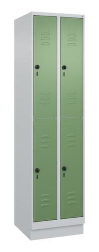 C+P Doppelstöckiger Spind Classic Plus, Abteilbreite 250 mm