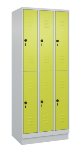 C+P Doppelstöckiger Spind Classic Plus, Abteilbreite 250 mm