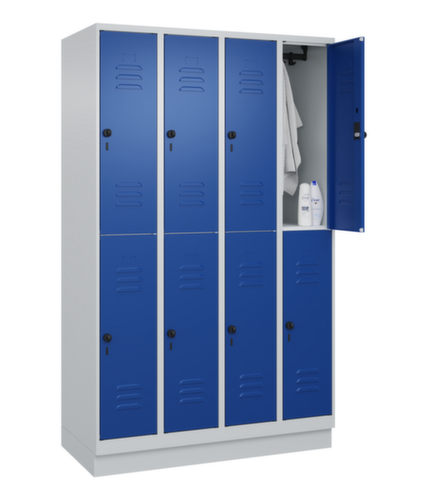 C+P Doppelstöckiger Spind Classic Plus, Abteilbreite 300 mm