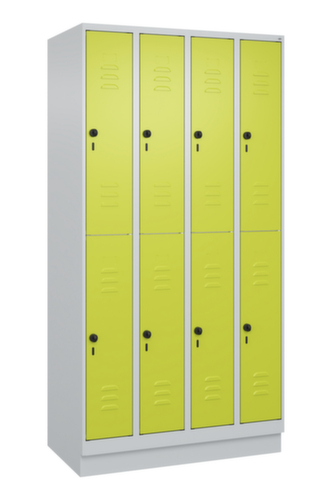 C+P Doppelstöckiger Spind Classic Plus, Abteilbreite 250 mm