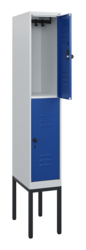 C+P Doppelstöckiger Spind Classic Plus, Abteilbreite 300 mm