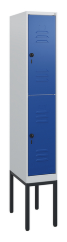 C+P Doppelstöckiger Spind Classic Plus, Abteilbreite 300 mm
