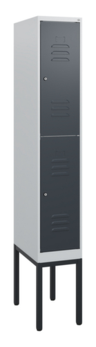 C+P Doppelstöckiger Spind Classic Plus, Abteilbreite 300 mm