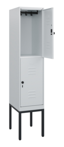 C+P Doppelstöckiger Spind Classic Plus, Abteilbreite 400 mm