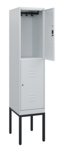 C+P Doppelstöckiger Spind Classic Plus, Abteilbreite 400 mm