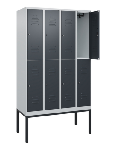 C+P Doppelstöckiger Spind Classic Plus, Abteilbreite 300 mm